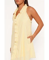 Petal and Pup Women's Cassandra Ruffle Mini Dress