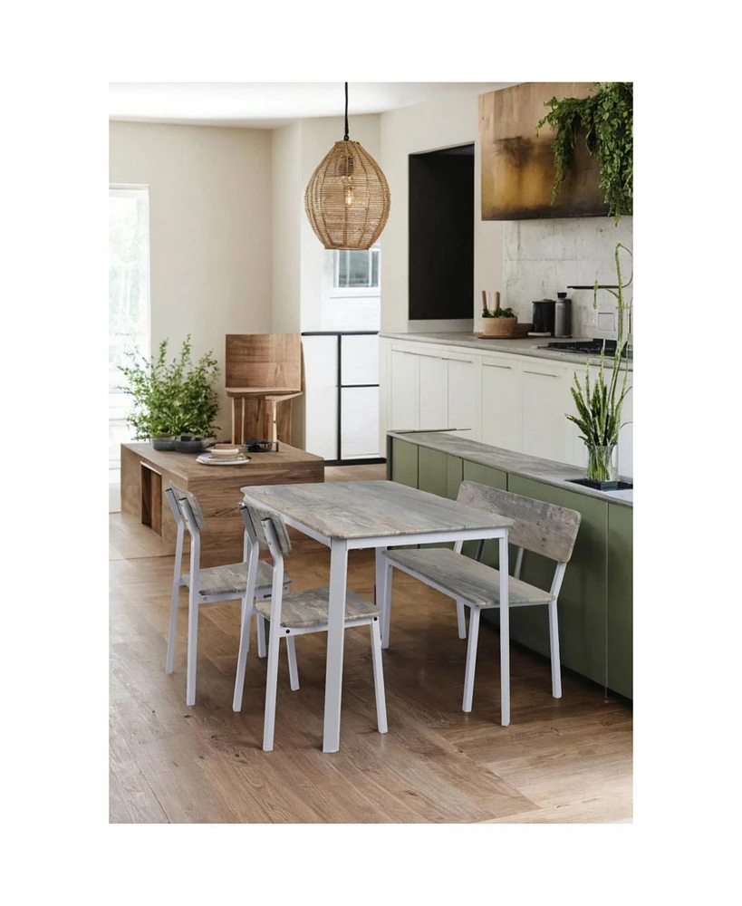 Modern 4 piece dining table set
