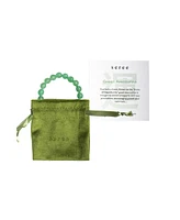 Manifest Collection | Luck — Green Crystal Beaded Bracelet