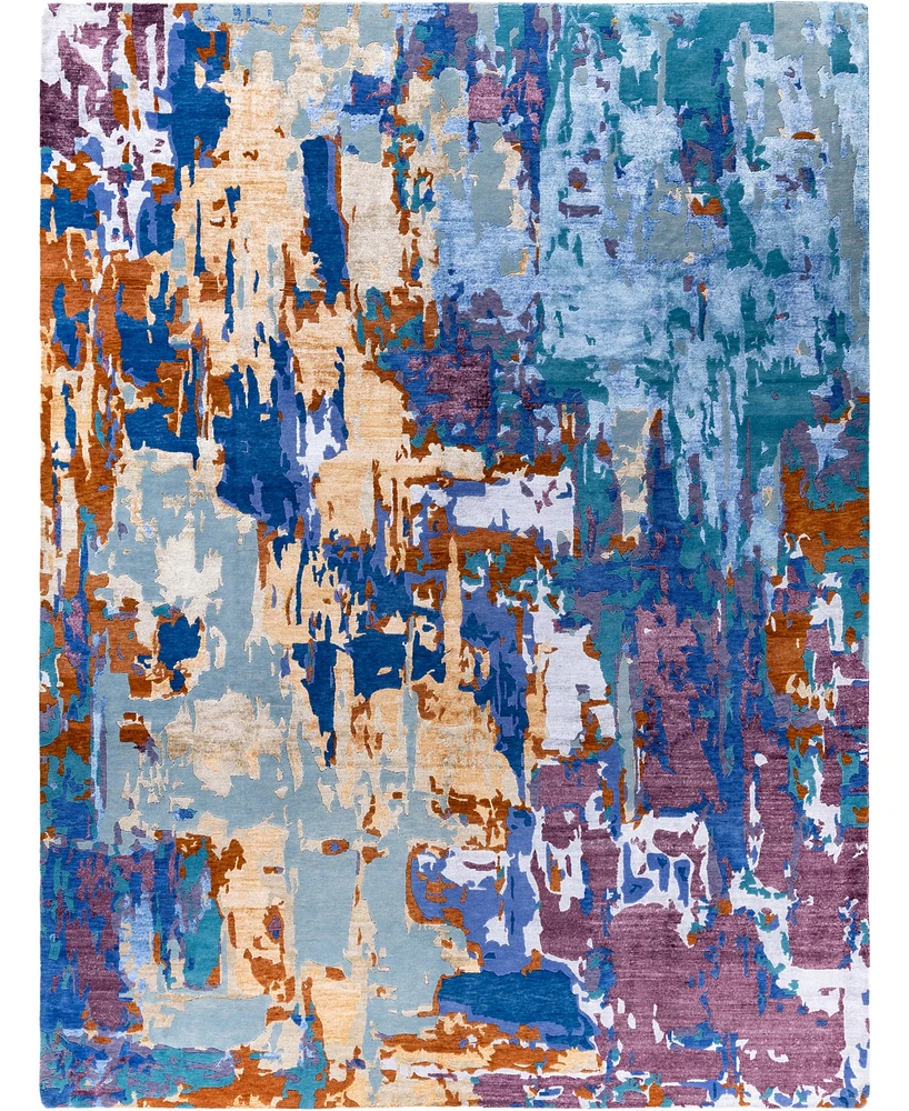 Adorn Hand Woven Rugs Indo Modern M7422 9'2"x12'2" Area Rug