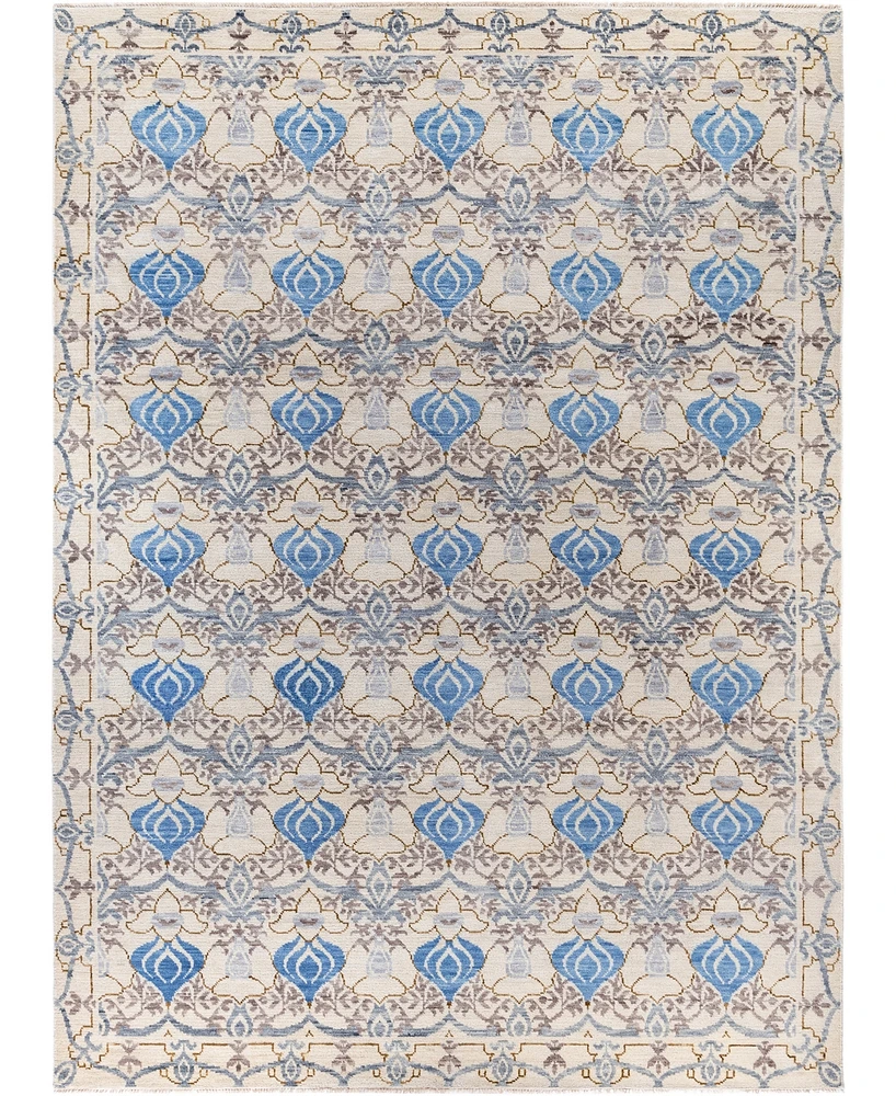 Adorn Hand Woven Rugs Indo Ganga M7396 9'2"x12'4" Area Rug