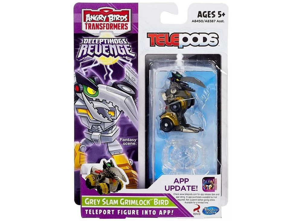 Grey Slam Grimlock Bird | Transformers Angry Birds Telepods