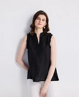 Reistor Women's Sleeveless Hemp Top