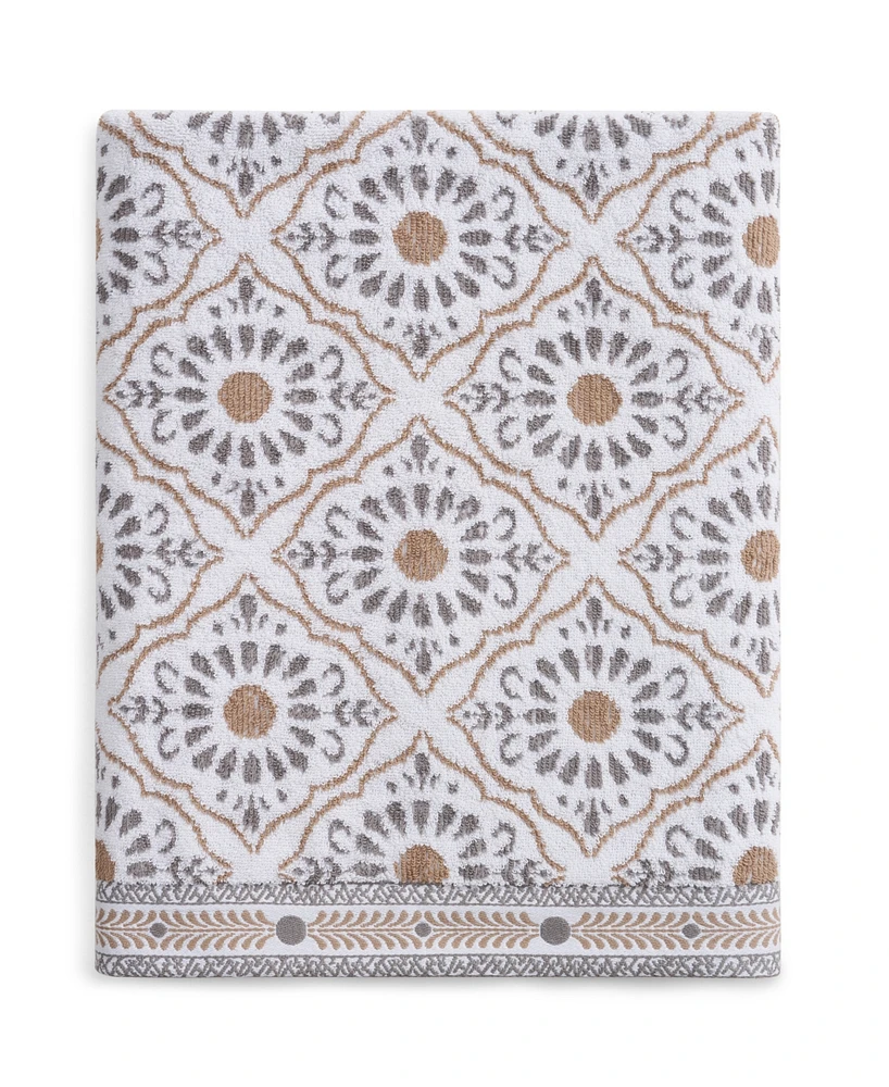 John Robshaw Rangila Cotton Bath Towel, 54" x 32"
