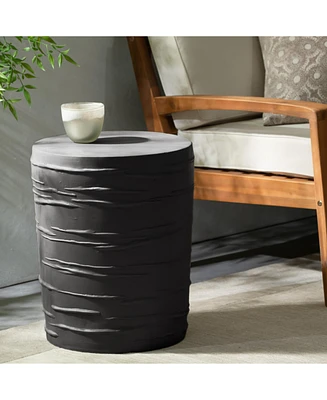 Lightweight Concrete Patio Side Table