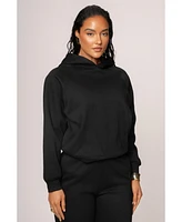 Jluxlabel Women's Grey Logo Pullover Hoodie