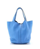 Pre-Owned Hermes Gm Picotin Lock Bag Clemence with Swift