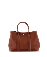Pre-Owned Hermes 30 Garden Party Tote Leather