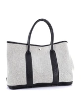 Pre-Owned Hermes Garden Party Tote Toile and Leather