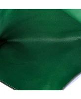 Pre-Owned Hermes Pm Rio Clutch Leather with Lizard