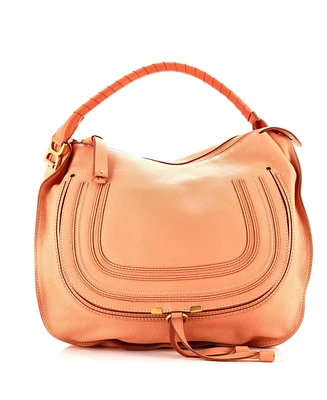 Pre-Owned Chloe Large Marcie Hobo Leather