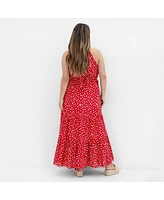 City Chic Plus Kiana Print Maxi Dress