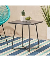 Modern Steel End Table