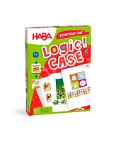 Haba Logic Case Extension Set: Dangerous Animals Ages 7+ Travel Games, Learning Toys, Flash Cards for Kids, Brain Teaser Puzzle Games