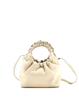 Pre-Owned The Row Small Double Circle Bag Leather