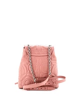 Pre-Owned Salvatore Ferragamo Gancini Backpack Quilted Leather