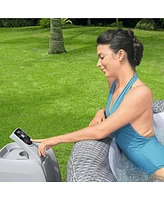 Bestway SaluSpa Honolulu AirJet Inflatable Hot Tub with 140 Soothing Jets, Gray