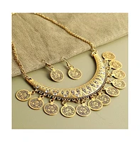 Sohi Gold-Plated Coin Jewellery Set