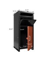 Outdoor Parcel Drop Box with Mechanical Lock