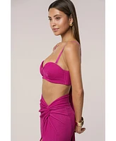 Jluxlabel Women's Deidra Draped Skirt Set