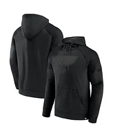 Fanatics Men's St. Louis Blues Black Ice Defender Raglan Pullover Hoodie