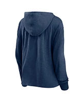 Fanatics Women's Heather Navy Winnipeg Jets Faded Pullover Hoodie