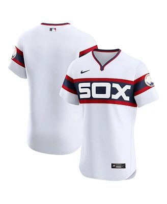 Nike Men's White Chicago Sox Alternate Vapor Premier Elite Patch Jersey