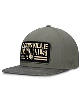 Top of the World Men's Green Louisville Cardinals Oht Rebel Snapback Hat