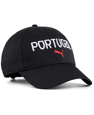 Puma Men's and Women's Black Portugal National Team Fan Adjustable Hat