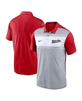 Nike Men's White/Red Chicago White Sox 2025 City Connect Fashion Legacy Icon Vapor Performance Polo Shirt