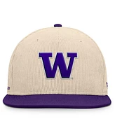 Fanatics Men's Tan Washington Huskies Catcher Snapback Hat