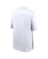 Logo Athletic Men's White/Navy Chicago Bears Sandlot Game Polo Shirt