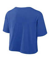 Jordan Women's Royal Florida Gators Athletic Prep Arch Cropped Performance T-Shirt