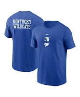 Nike Men's Royal Kentucky Wildcats 2-Hit Stacked T-Shirt