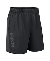 Nike Men's Black New Orleans Saints Woven Victory Performance Shorts