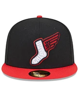 New Era Men's Black/Red Chicago White Sox 2025 City Connect Alternate 59FIFTY Fitted Hat