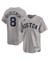 Nike Men's Carl Yastrzemski Gray Boston Red Sox Throwback Cooperstown Collection Limited Jersey