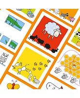 Haba Logic Case Extension Set: Animals, Travel Games, Car Games for Kids Ages 4-8, Toddler Flash Cards, Educational Puzzle Games & Brain Teasers