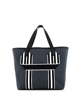 Pre-Owned Hermes Pursangle Tote Canvas with Leather