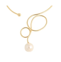 Sohi Gold-Plated Wrap Necklace