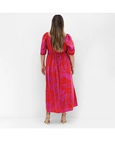 City Chic Plus Bella Print Maxi Dress