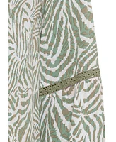 Olsen Women's Neo Animal Print Tunic Blouse