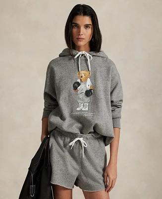 Polo Ralph Lauren Women's Bear Fleece Hoodie Sweatshirt