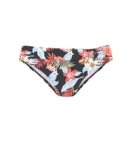 Lascana Women's Tropical Print Fold Over Bikini Swimsuit Bottom