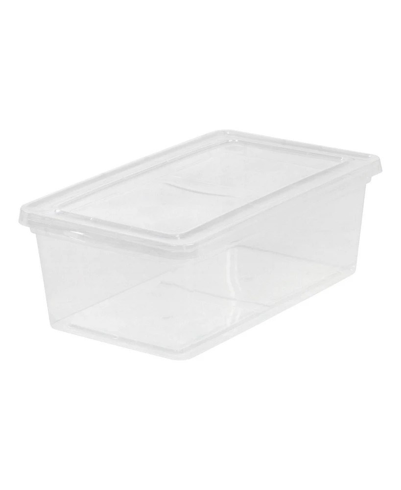 Iris 6 Quart Clear Storage Box, 1 Pack, Clear