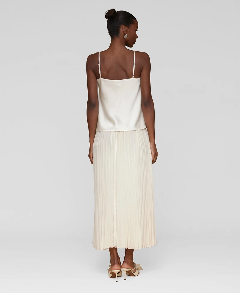 Avec Les Filles Women's Layered-Look Maxi Dress