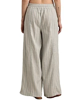 Lucky Brand Women's Striped Cotton Gauze Drawstring Pants