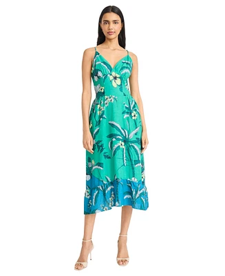 Donna Morgan Women's Sleeveless V-Neck Dress