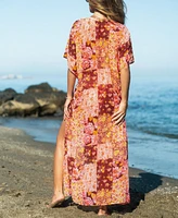 Cupshe Women's Festival Bound Floral Cover-Up Kimono