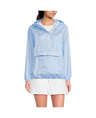 Lands' End Women's Packable Anorak Windbreaker